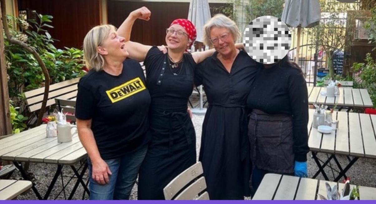 Das Team vom Gasthaus Goldenes Schiff in Passau